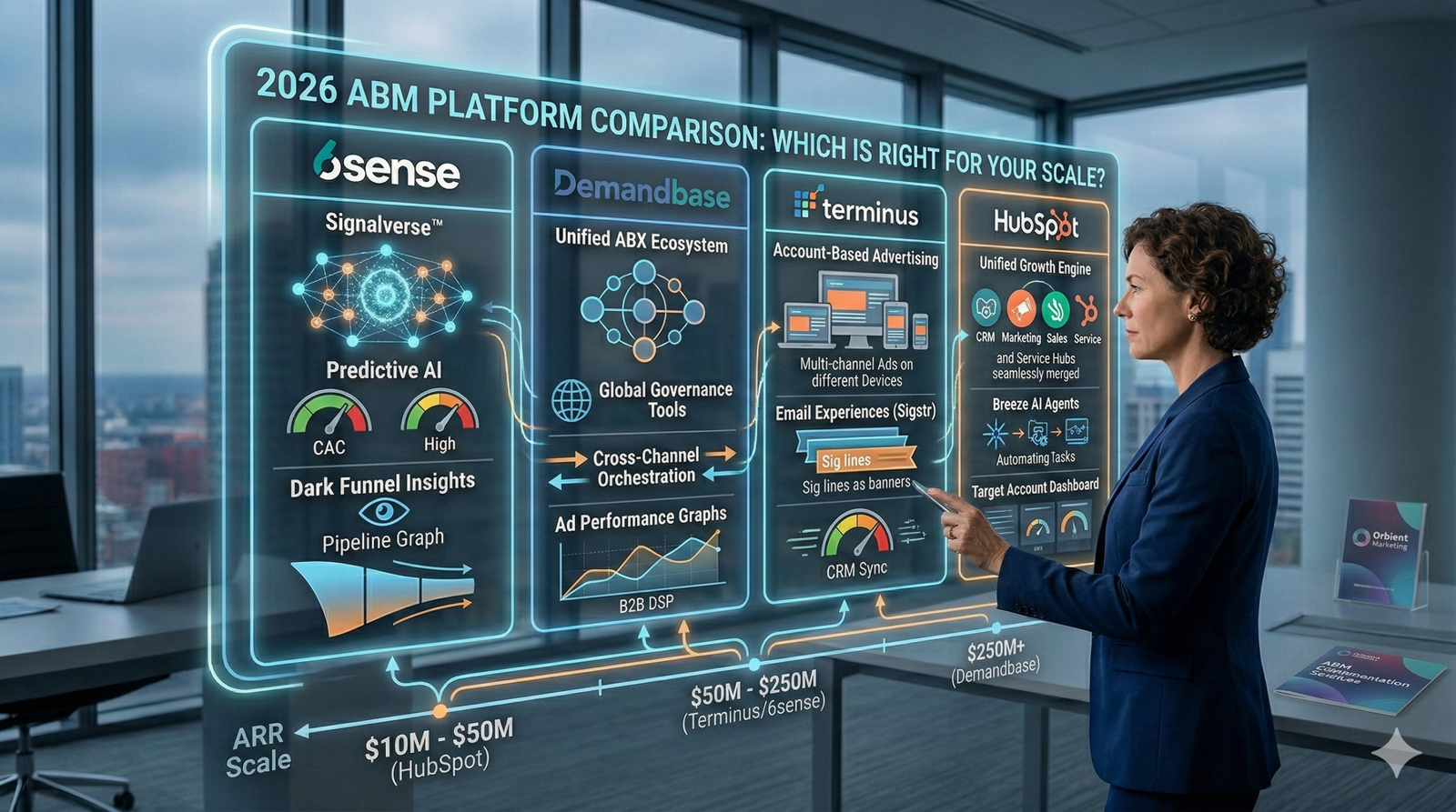 The ABM Tech Stack Comparison, Which Platform is right for you. Reflects the different platforms.