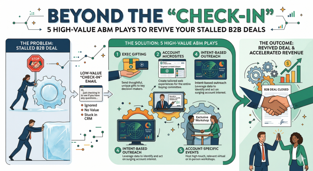 Beyond the "Check-In": 5 High-Value ABM Plays to Revive Your Stalled B2B Deals