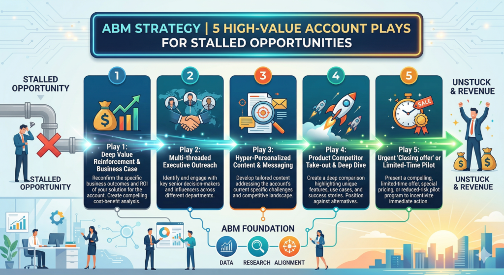 ABM Strategy For Stalled Opportunities | 5 High Value Account Plays